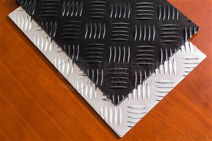 Fekete alumínium lap